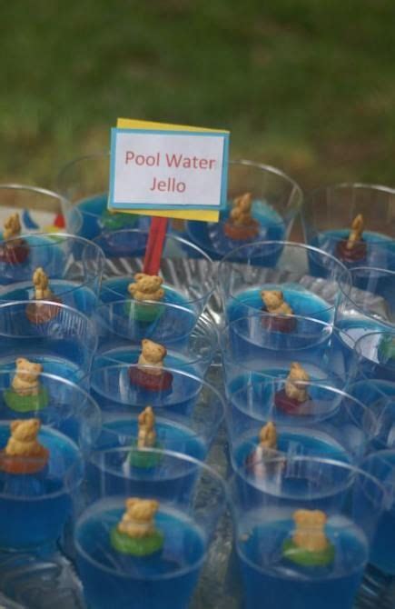 Saved by little froggy surf shop. Best Party Pool Food Teddy Grahams Ideas | Blue jello ...