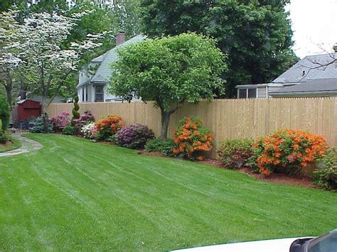 Landscaping Ideas For Backyard Along Fence