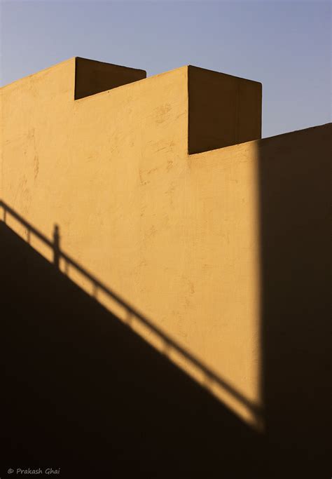 Minimalist Photography By Prakash Ghai Wall Edges Railing Shadow