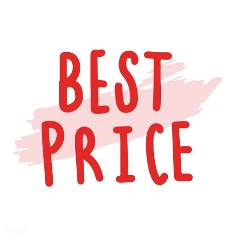 Best Price Typography Vector In Red Free Image By