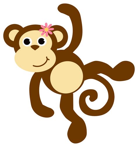 Safari Party Monkey Birthday Cute Monkey