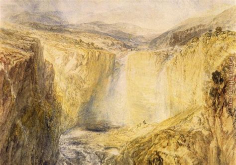 Joseph Mallord William Turner Fall Of The Trees Yorkshire Painting