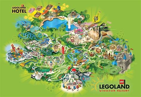 Theme Park Brochures Legoland Windsor Map 1999 Vlrengbr