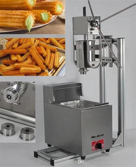 Best Np 11 Commercial Spanish 3l Churros Machine With 6l Gas Fryer