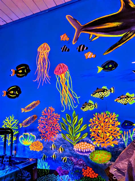 Underwater Sea Mural By Phunky Artz Seen At Palmetto Reef West