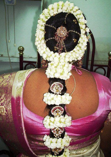 Jadai Alangaram Indian Bridal Hairstyles Flower Braids Wedding Hairstyles