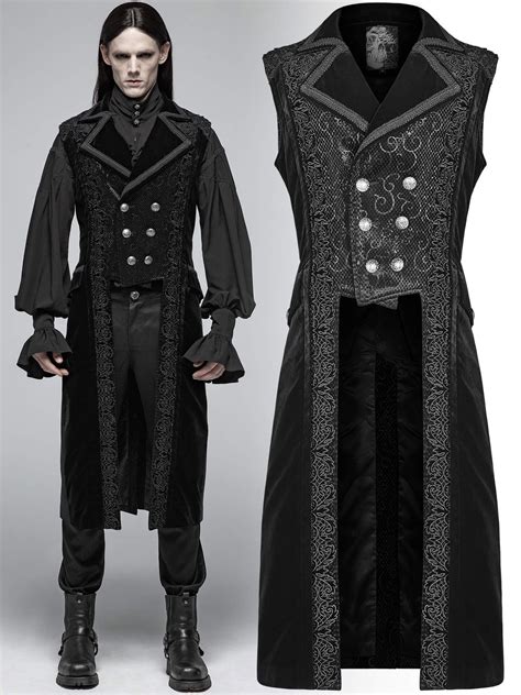Black Velvet Waistcoat By Punk Rave Victorian Clothing Gothic
