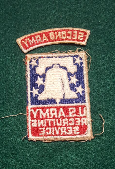 Vietnam War Era Army Recruiting Patch And Tab Etsy