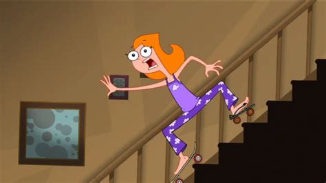Image Candace Falling Down The Stairspng Phineas And Ferb Wiki