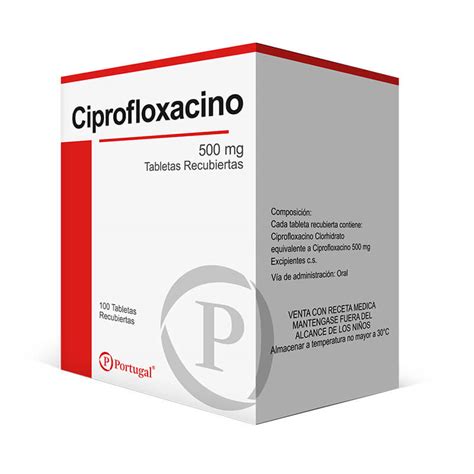 Ciprofloxacino Tab Rec 500 Mg Mvga Pharma