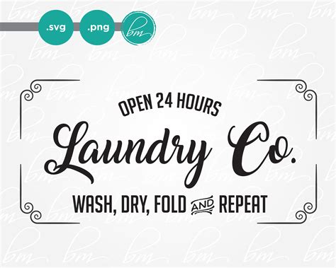 Svg Laundry Room Sign Laundry Svg Laundry Co Sign Rustic Etsy