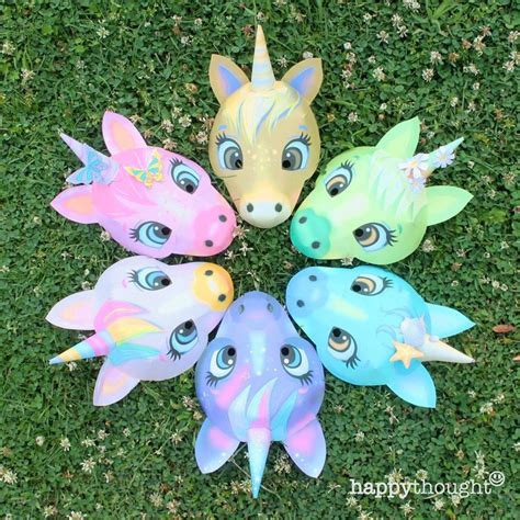 Adorable Quick And Easy Printable Unicorn Masks To Download And Make