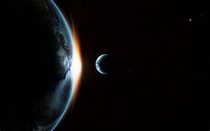 Moon Earth Galaxy 4k Ultra Background Transit