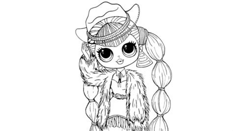 Nawet zimą lalka ubiera się modnie i stylowo. Kolorowanki Lol Omg Remix / Desenho de Swag de LOL Surprise O.M.G. para colorir - Collect both ...