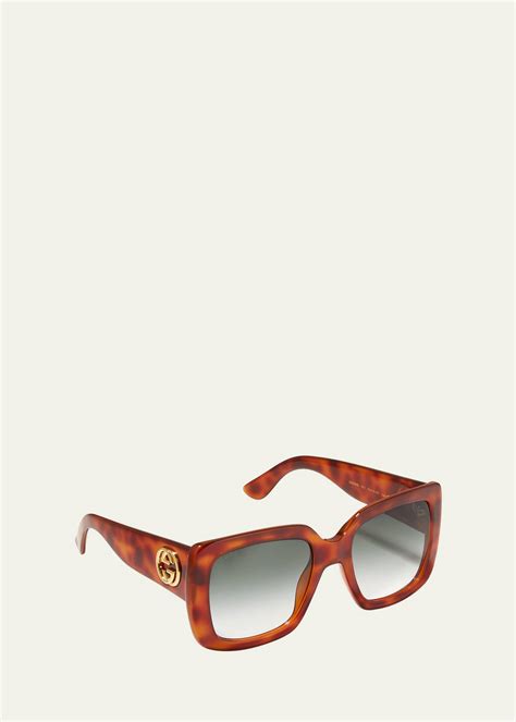 gucci oversized square plastic sunglasses bergdorf goodman