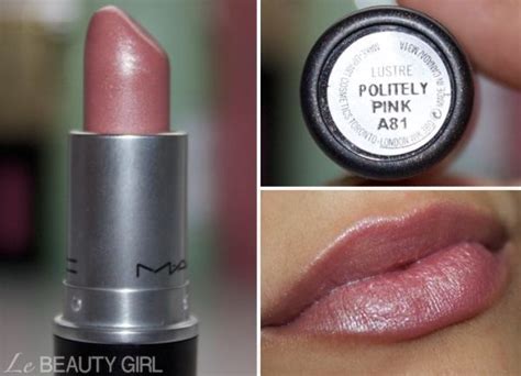 Mac Lipstick Collection Politely Pink Have This Color Really Pretty By Lea With Images