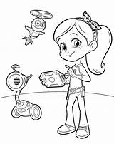 Rusty Rivets Coloring Pages Ruby Printable Girls Ray Ramirez Dora Print sketch template