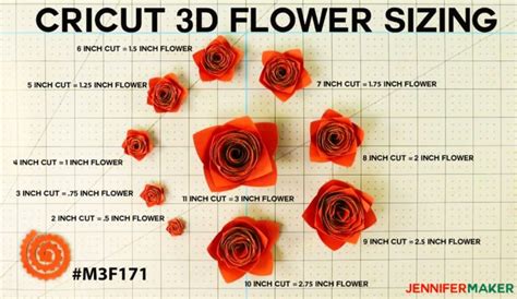 How To Make Cricut Paper Flowers All 10 Jennifer Maker