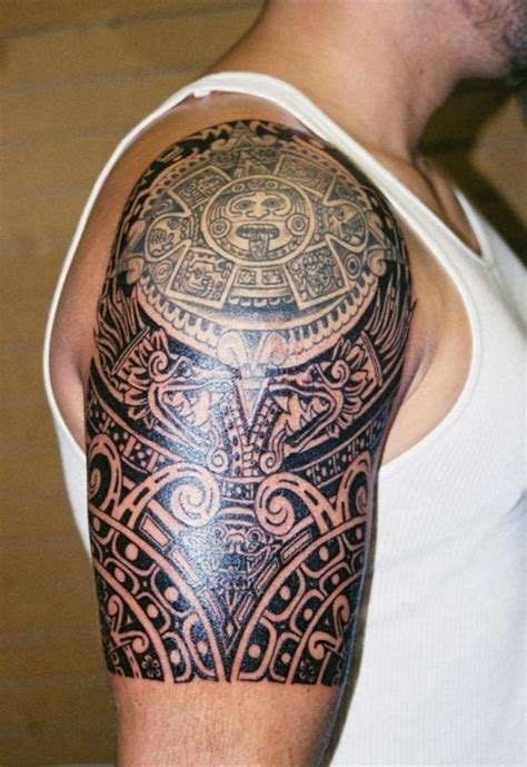 mexican style tattoos aztec tattoo