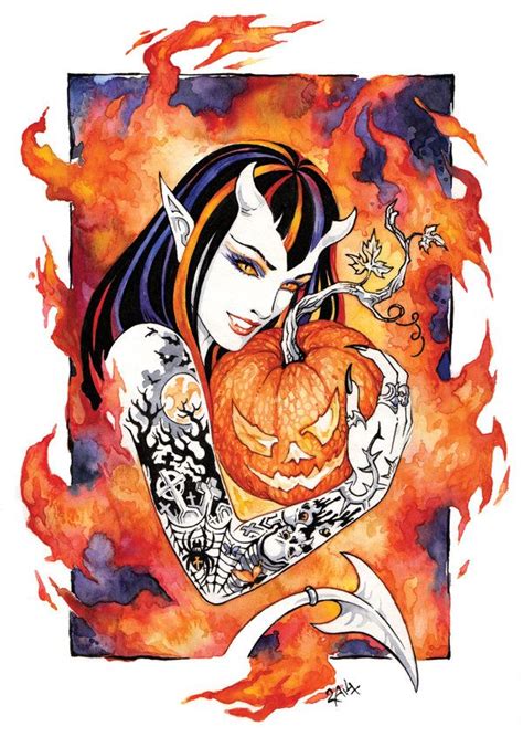 Fire Of Halloween By Candra On Deviantart Halloween Art Cartoon Icons Origin Of Halloween