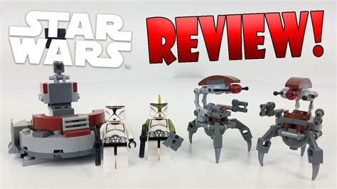 Lego Star Wars Review 75000 Clone Troopers Vs Droidekas 2013 Set