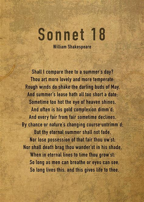 The Sonnets By Shakespeare William