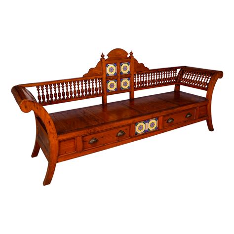 Wooden Diwan Cot Model With Drawers In Teak Wood Online