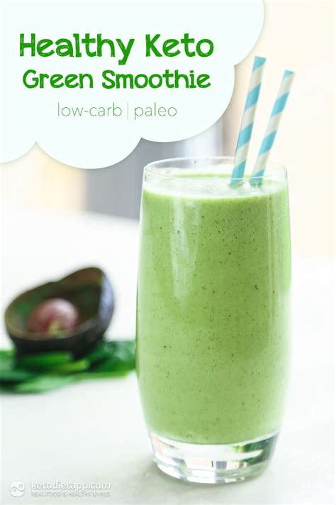 Keto smoothies made with citrus juice and fruits or veggies that have a high water content can be a refreshing . Healthy Keto Green Smoothie | The KetoDiet Blog