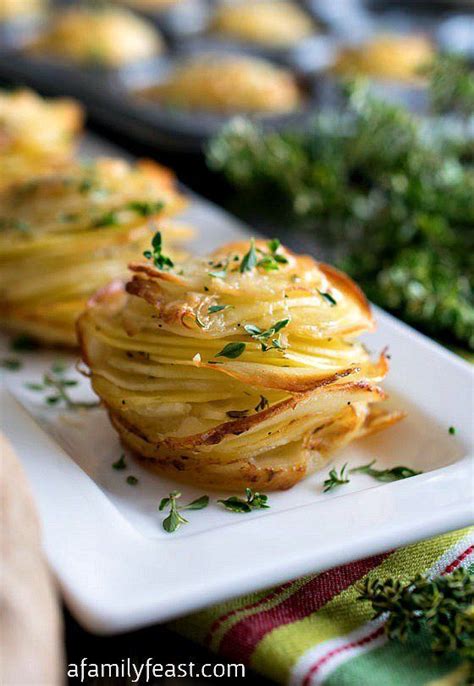 The most amazing thanksgiving vegetable side dishes. Asiago Potato Stacks | Recipe | Veggie dishes, Vegetable ...