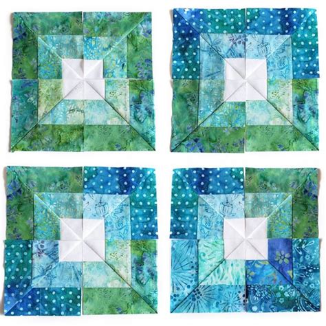 Learn How To Make An Easy Square In Square Quilt Block From A Jelly