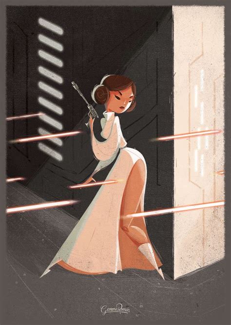 Princess Leia Shoot Like A Girl On Behance Star Wars Personagens