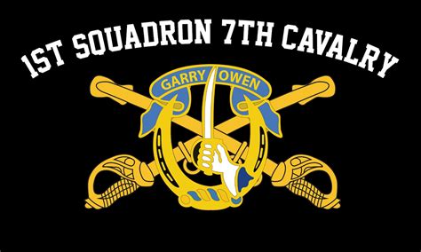 7th Cavalry Flag 3x5 Cav Gary Owens Double Etsy