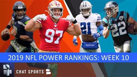 Nfl Power Rankings Week 10 Ft 49ers And Ravens At The Top Plus Cowboys