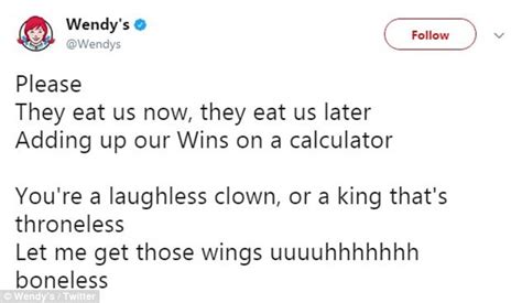 Need the definition of roasting? Wendy's and Wingstop had a rap battle on Twitter | Daily ...