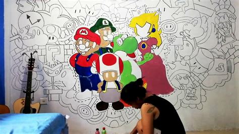 Super Mario Doodle Art Youtube