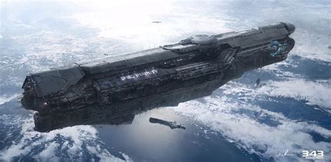 Halo 4 Concept Art By John Wallin Liberto Sci Fi Spaceships Concept