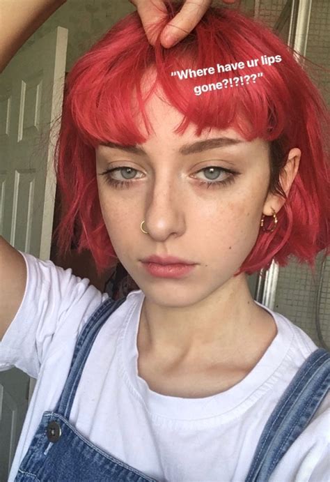 Pinterest P A R A D O X X G I R L S In 2019 Dyed Aesthetic Hairstyles Hair Styles Peach Hair