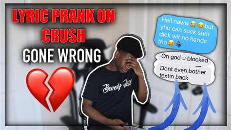 Lyric Prank On Crush💔 Lil Durk And Gunna “homebody” Song😳 Gone Wrong She Blocked Me Youtube