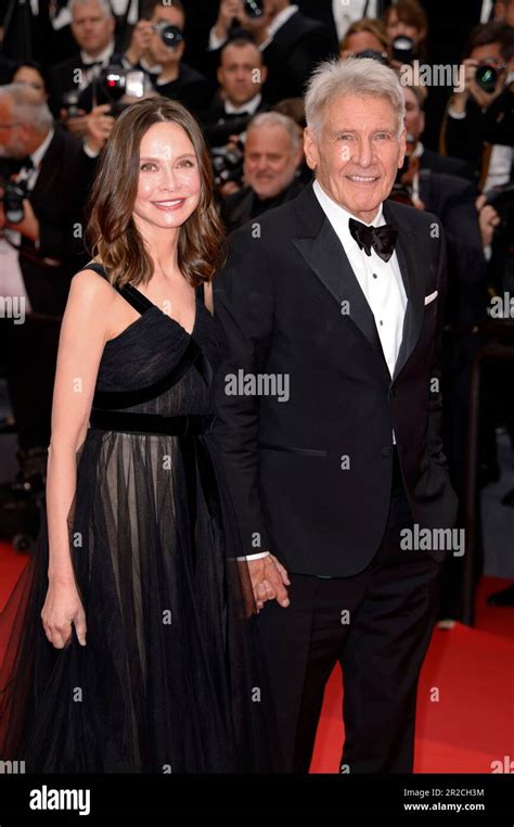 Cannes Frankreich Th May Harrison Ford Mit Ehefrau Calista