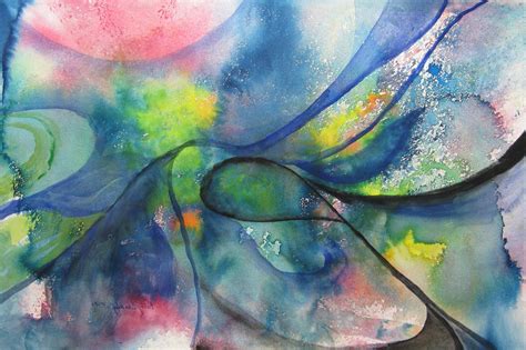 Abstract Watercolor Painting For Beginners At Getdrawings Free Download