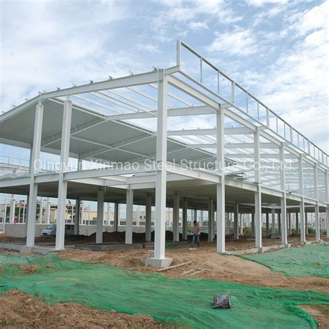 Prefab Prefabricated H Section Frame Building Steel Structure For