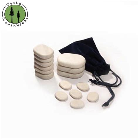 Marble Stone Set 15 Pieces Facial Massage Set Cold Stones Medical Supply