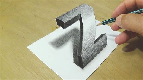 Bulan lepas bulan depan da ma cai 1+3d. Drawing 3D Letter - How to Draw Letter Z - Trick Art with ...