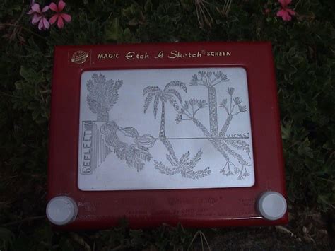 Etch A Sketch Etch A Sketch Etching Frame Decor Picture Frame Decoration Decorating