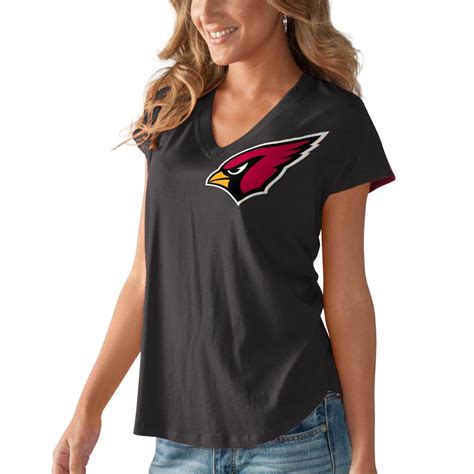 Arizona Cardinals Touch By Alyssa Milano Womens First Down T Shirt Black T Shirt Black