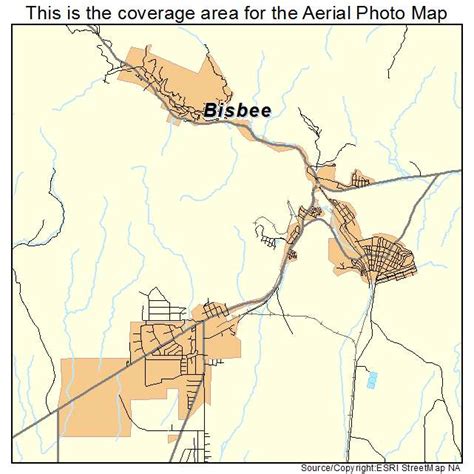 Aerial Photography Map Of Bisbee Az Arizona