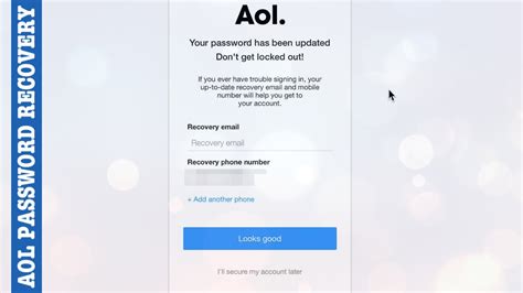 Aol Mail Login How To Resetrecover Forgotten Aol Mail Account