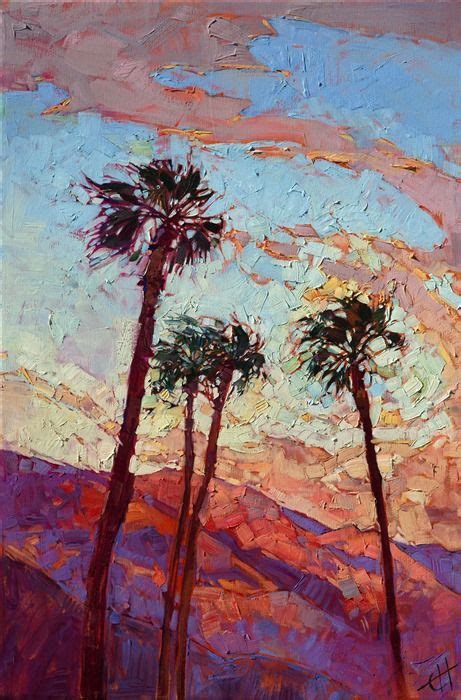 Palm Spring Landscape Painting In California Desert Color By Modern