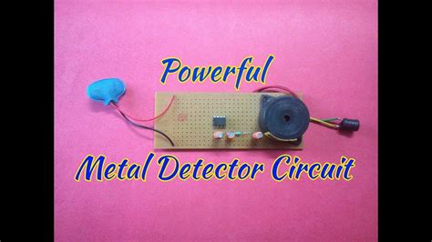 How to make powerful metal detector at home.powerful metal detector by using transistor.hindi friends in this video i will. Powerful Diy Metal Detector : Simple Metal Detector 8 ...
