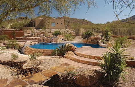 Ultra Outdoors Pool Landscape Design Desert Landscaping Backyard